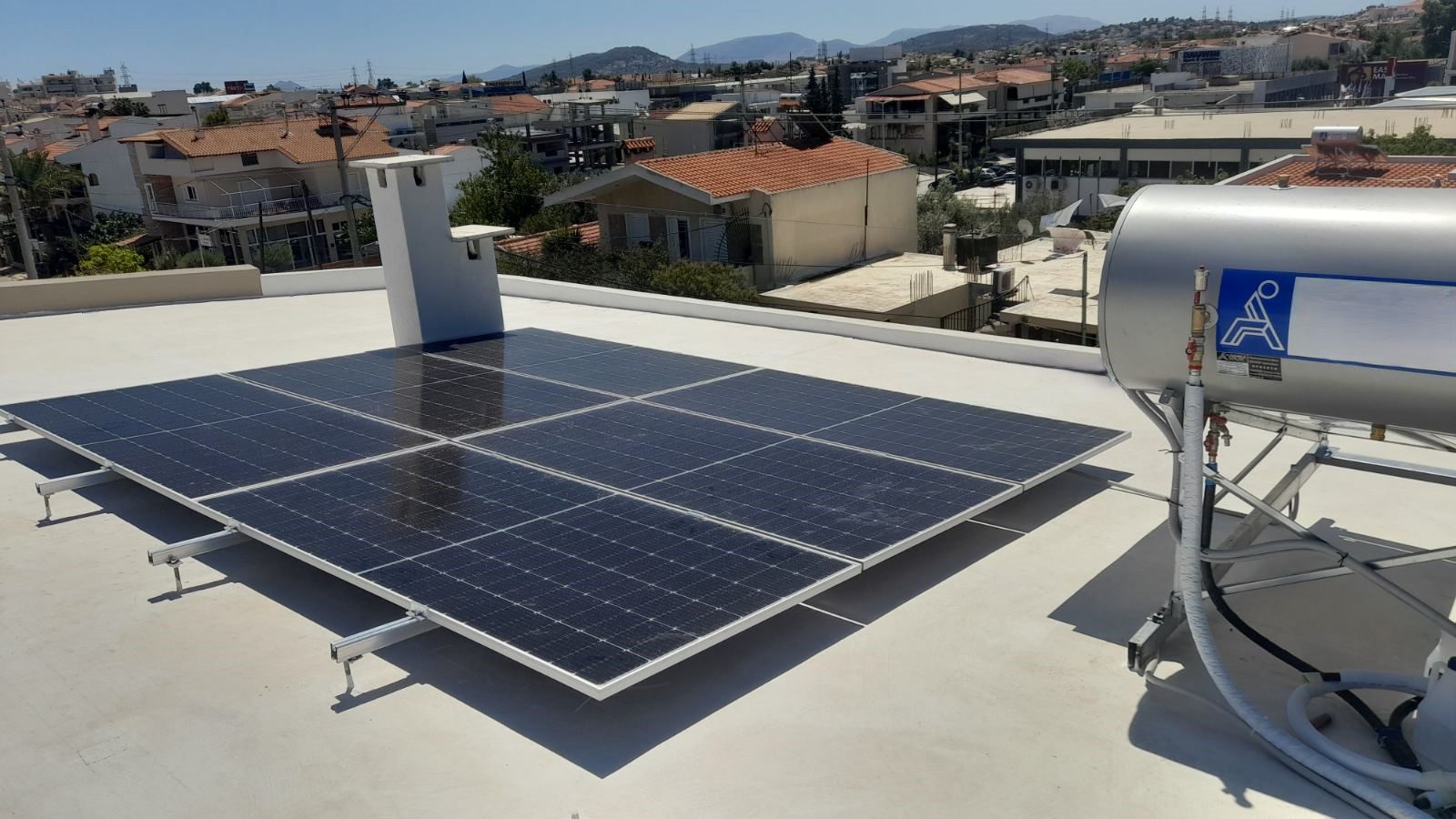 ΦΩΤΟΒΟΛΤΑΪΚΗ ΕΓΚΑΤΑΣΤΑΣΗ 3.68kWp_ΓΕΡΑΚΑΣ