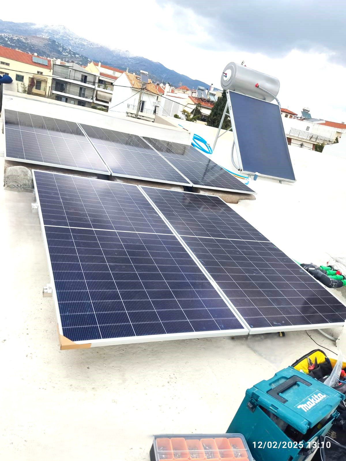 ΦΩΤΟΒΟΛΤΑΪΚΗ ΕΓΚΑΤΑΣΤΑΣΗ 3.07kWp_ΓΕΡΑΚΑΣ