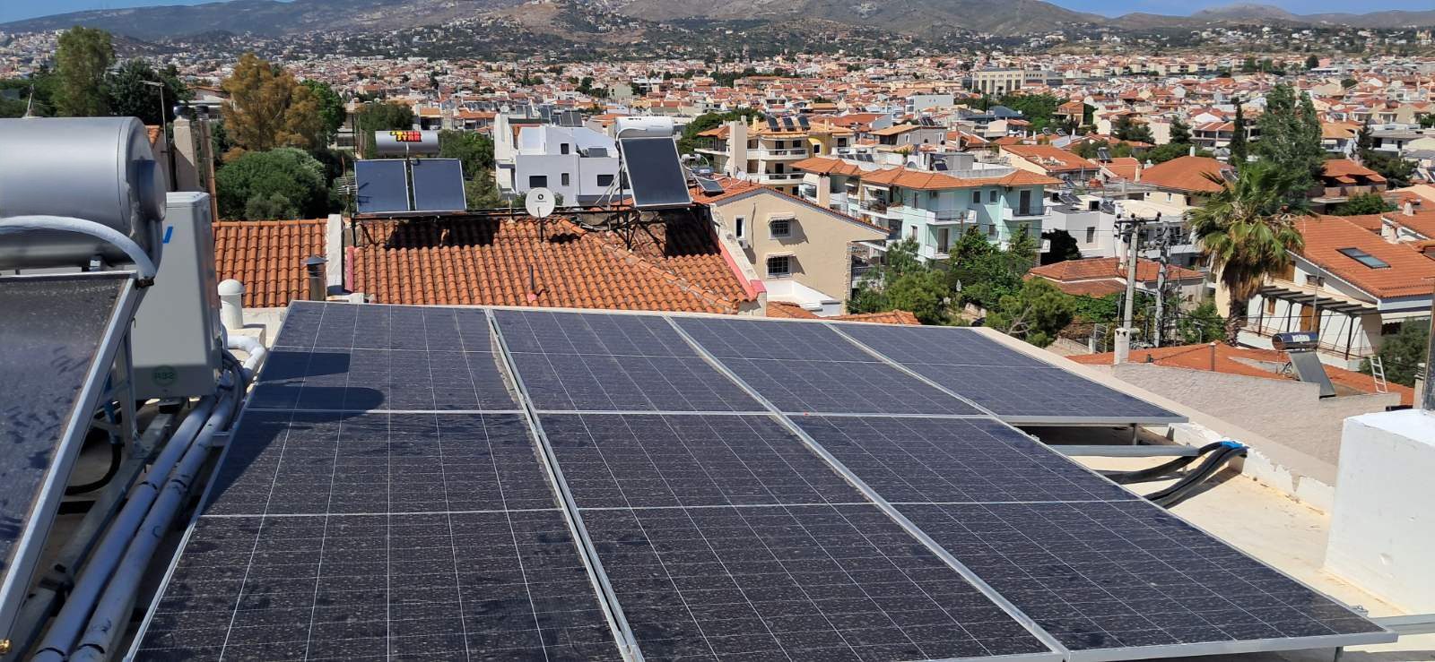 ΦΩΤΟΒΟΛΤΑΪΚΗ ΕΓΚΑΤΑΣΤΑΣΗ 5.54kWp_Goodwe_ΓΕΡΑΚΑΣ
