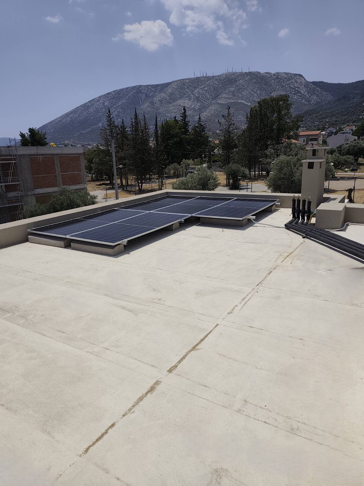 ΦΩΤΟΒΟΛΤΑΪΚΗ ΕΓΚΑΤΑΣΤΑΣΗ 3.10kWp _ΓΛΥΚΑ ΝΕΡΑ