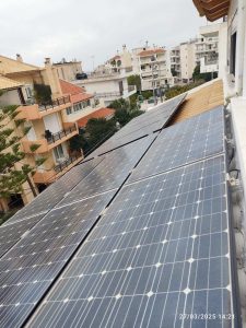 ΦΩΤΟΒΟΛΤΑΪΚΗ ΕΓΚΑΤΑΣΤΑΣΗ 3.10kWp _ΓΛΥΚΑ ΝΕΡΑ