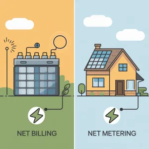 net billing vs net metering